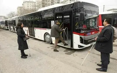 Samsun’da otobüslere engelliler için ‘ses ve görüntülü bilgilendirme sistemi’

