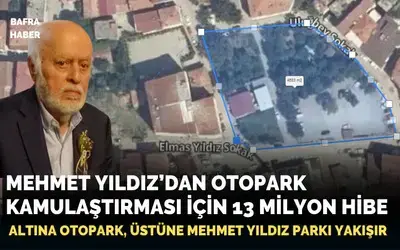 Mehmet Yıldız’dan Otopark Kamulaştırması İçin 13 Milyonluk Bağış