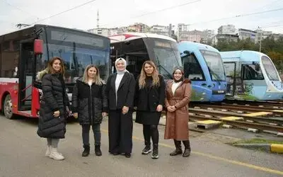 Samsun’un toplu ulaşımı kadınlara emanet: Otobüs şoförü, vatman ve şef
