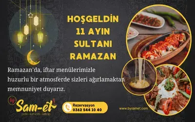 Sam-et’ten Ramazana Özel Lezzet Şöleni!