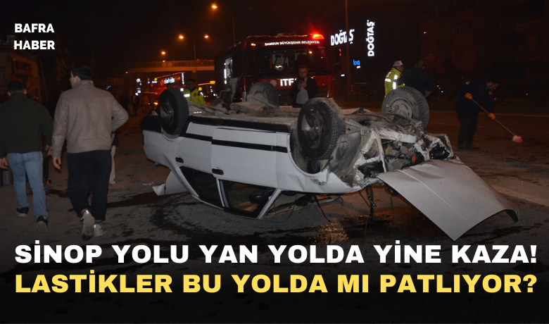 Takla atan otomobilden sağ çıktı