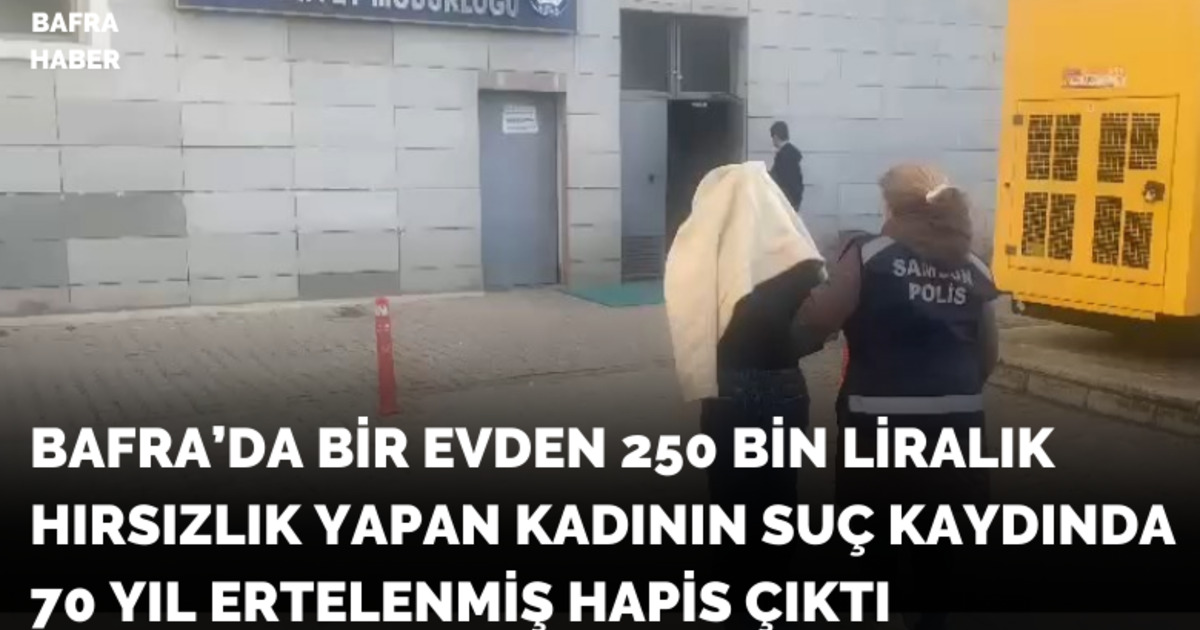 Evden 238 bin liralık hırsızlık yapan ve 70 yıl ertelenmiş hapis cezası olan kadın tutuklandı