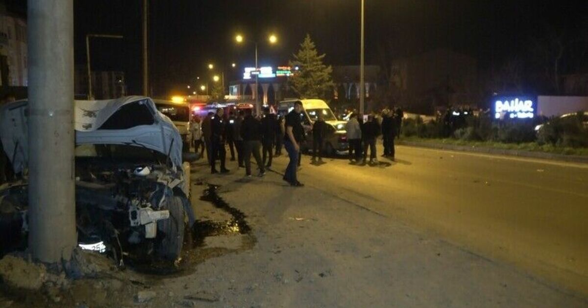 Bafra’da zincirleme kaza: 4 yaralı
