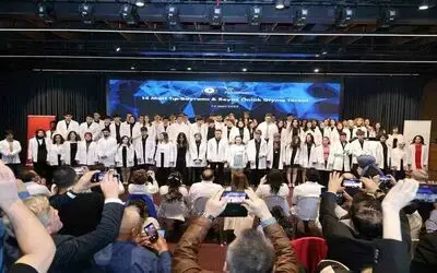 Tıp öğrencilerinin ’beyaz önlük’ heyecanı
