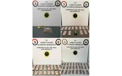 Samsun’da uyuşturucu operasyonu: Sokak satıcılarına darbe
