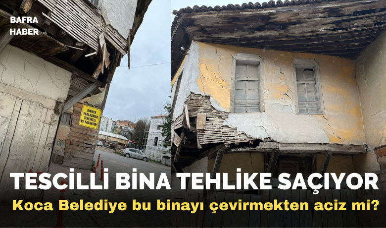 Tescilli Bina Tehlike Saçıyor!