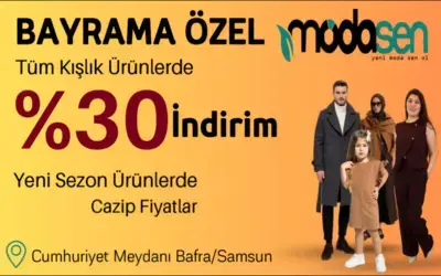 Moda Sen Avm’de Bayrama Özel Büyük İndirim!