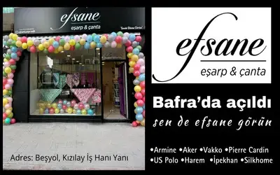 Efsane Eşarp &amp; Çanta Bafra’da Açıldı