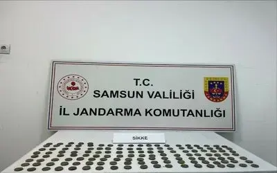 Samsun’da 130 adet sikke ele geçirildi
