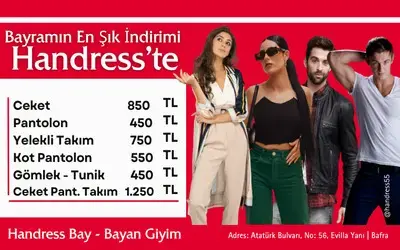Handress’te Şıklık Dolu Fırsatlar!