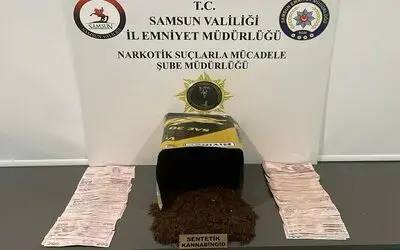Samsun’da 650 gram bonzai ele geçirildi
