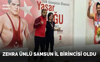 Zehra Ünlü Samsun İl Birincisi Oldu
