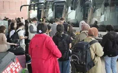 Samsun’da otogarda bayram hareketliliği
