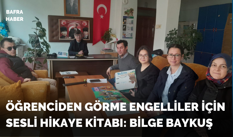 Öğrenciden görme engelliler içinsesli hikaye kitabı: Bilge Baykuş