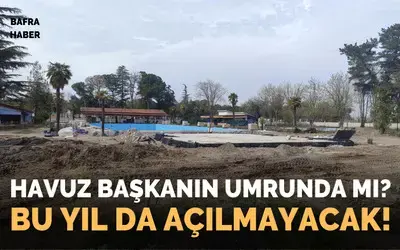 Havuz Bu Yıl Da Açılmayacak!
