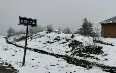 Yüksek kesimler beyaza büründü

