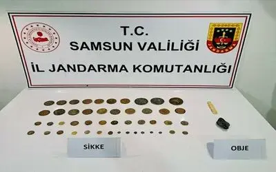 Samsun’da 47 adet sikke ele geçirildi
