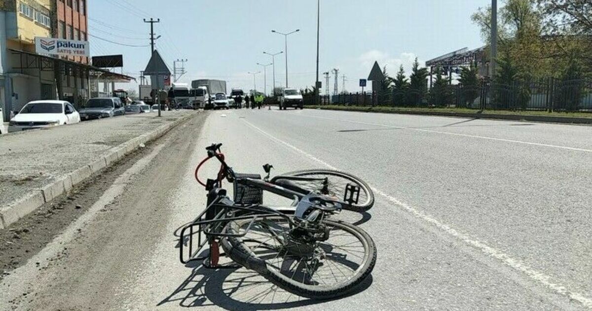 Kamyonetin çarptığı bisikletli ağır yaralandı