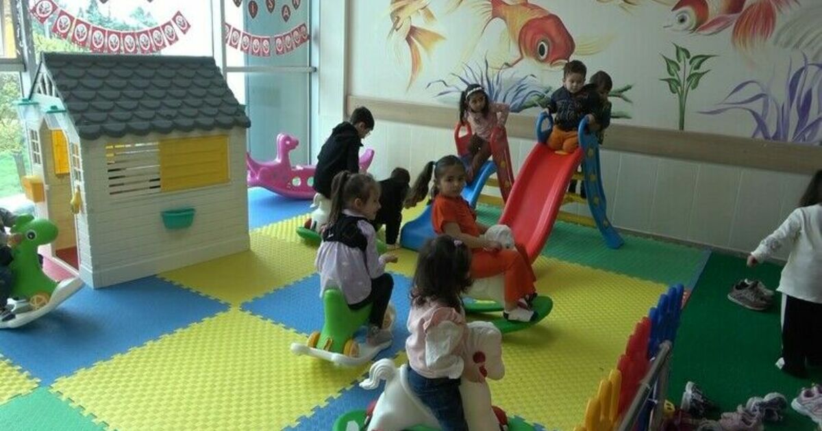 Bafra Devlet Hastanesi’nden miniklere ’oyun alanı’ sürprizi