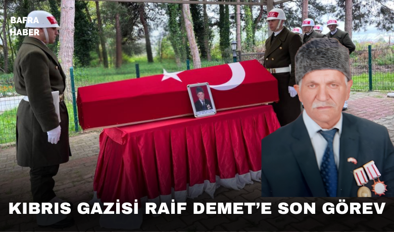 Kıbrıs gazisine son görev