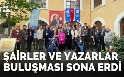 Bafra Şairler Ve Yazarlar Buluşması Sona Erdi