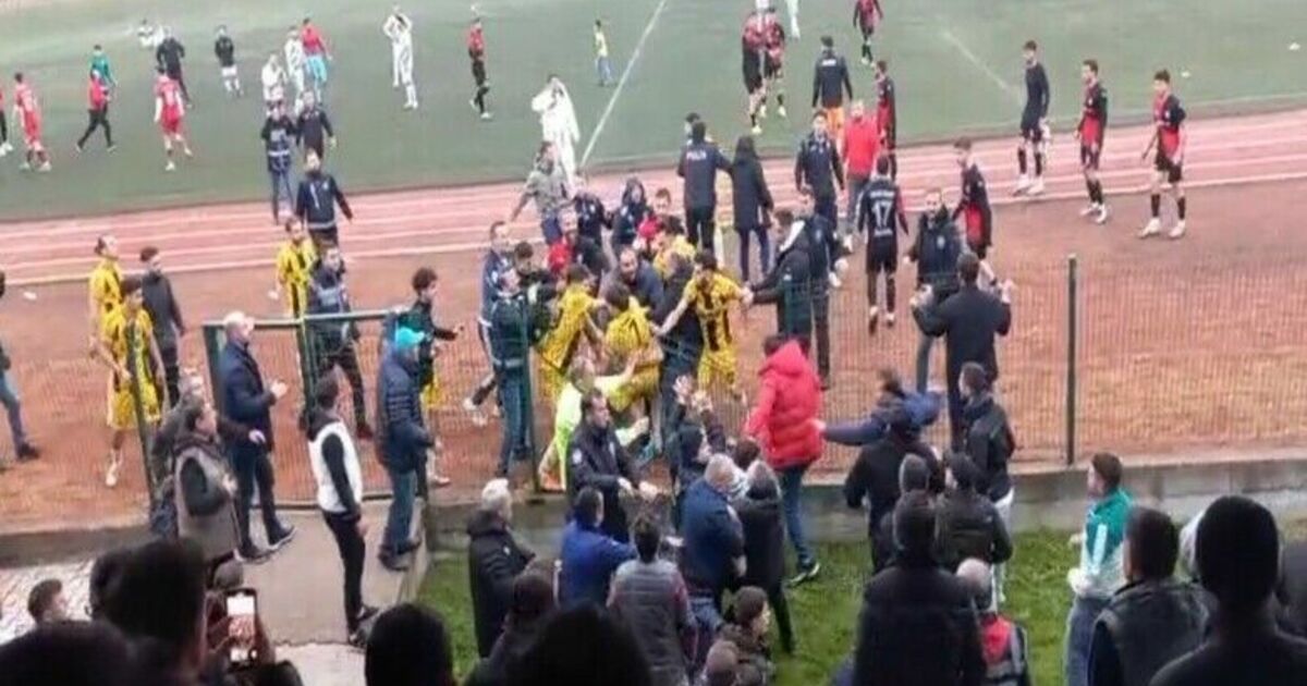 Terme’de futbol müsabakası kavgayla sonlandı