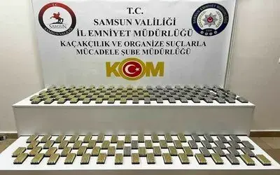 Av bayiinde 8 bin 500 adet kayıt dışı tabanca fişeği ele geçirildi
