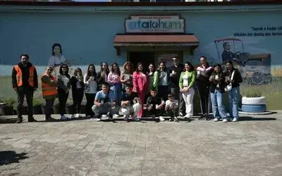 Makedonyalı öğrenciler, Ata Tohum Merkezi’nde
