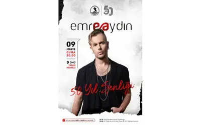OMÜ’nün 50. Yıl Şenliği Emre Aydın konseri ile başlıyor
