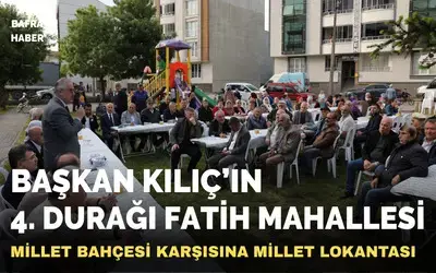 Başkan Kılıç Fatih Mahallesi’nde Vatandaşlarla Buluştu