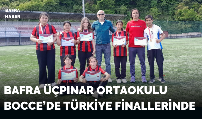 Üçpınar Ortaokulu Bocce’de Türkiye Finallerinde - Bafra Üçpınar Ortaokulu, Giresun'da düzenlenen Okul Sporları Bocce Bölge Müsabakalarında Türkiye Şampiyonası’na katılma hakkı kazandı.