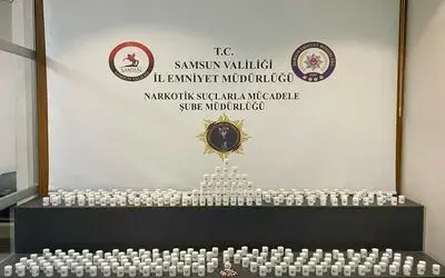 Samsun’da 14 bin 408 adet uyuşturucu hap ele geçirildi
