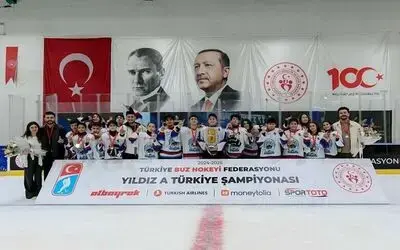 2024-2025 Sezonu Buz Hokeyi U14 Yıldız A Türkiye Şampiyonu Samsun Takımı oldu
