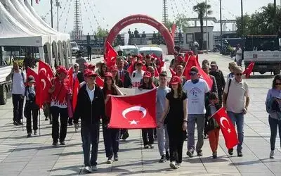 15. Ulusal Kurtuluş Mücadelesi Anma Yürüyüşü başladı
