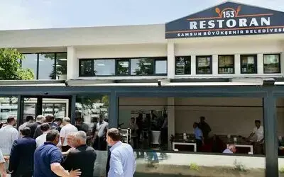 Samsun Büyükşehir’in "153 Restoran" zinciri Bafra’da