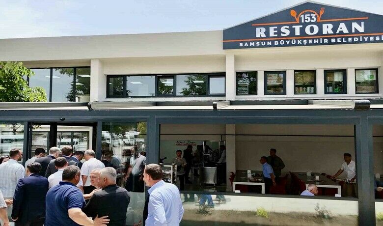 Samsun Büyükşehir’in "153 Restoran" zinciri Bafra’da