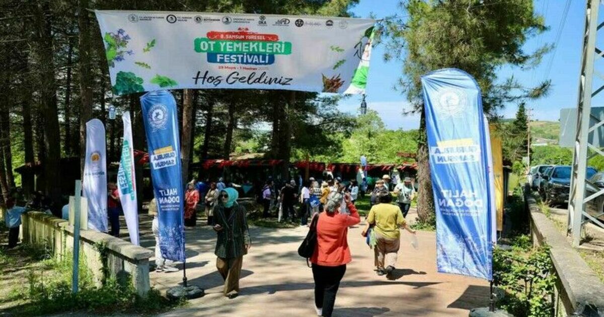 Ot Yemekleri Festivali Bafra'da başladı