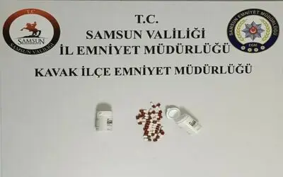 Samsun’da uyuşturucu hapla yakalanan şüpheli tutuklandı
