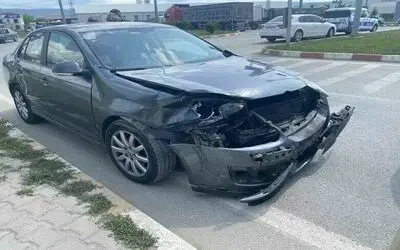 Samsun’da iki otomobil çarpıştı: 1 yaralı
