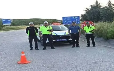 Samsun-Ankara karayolunda trafik tedbirleri
