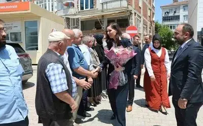 Kavak’ta bayramlaşma
