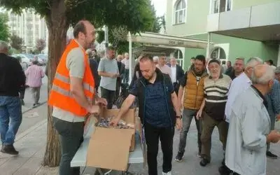 Atakum Belediyesinden bayram şekeri ikramı
