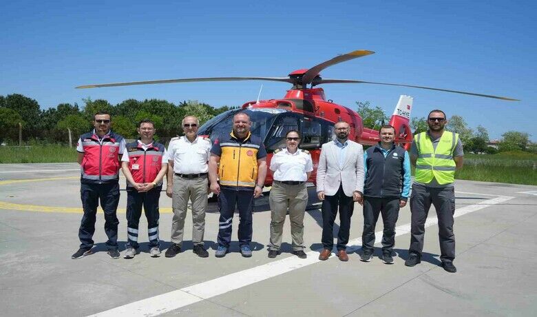 Samsun’daki ambulans helikopter 5 yılda bin 190 hastanın imdadına yetişti
