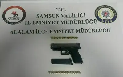Alaçam'da Düğünde Havaya Silah Atan Maganda Yakalandı