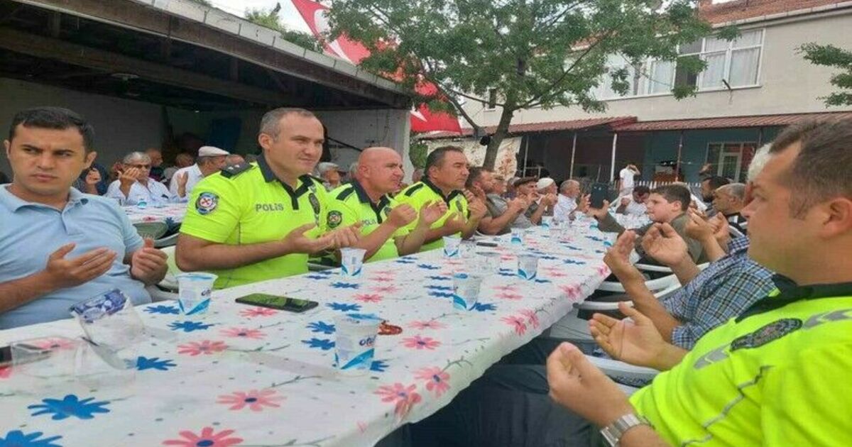 Görevi başında hayatını haybeden polis memuru için mevlit okutuldu
