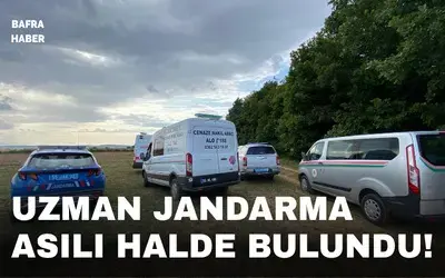Uzman Jandarma Asılı Halde Bulundu!