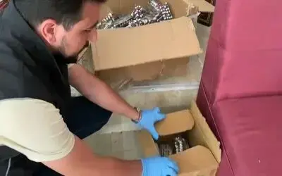 Samsun’da koliler içerisinde 7 bin 500 adet uyuşturucu hap ele geçirildi
