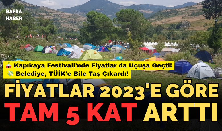 2025 Kapıkaya Festivali Çadır Ve Karavan Alanı Fiyatları Belli Oldu!