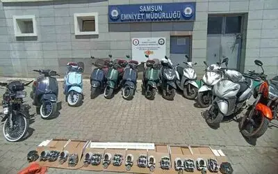Samsun merkezli 6 ilde "motosikletlerde usulsüz silindir hacmi artışı" operasyonu: 12 gözaltı
