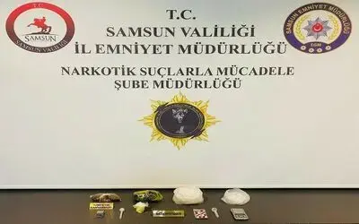 Samsun’da 1 kilo 250 gram metamfetamin ele geçirildi: 2 gözaltı
